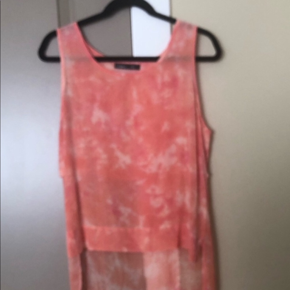 Gypsy 05 Coral Silk High low tank Size S